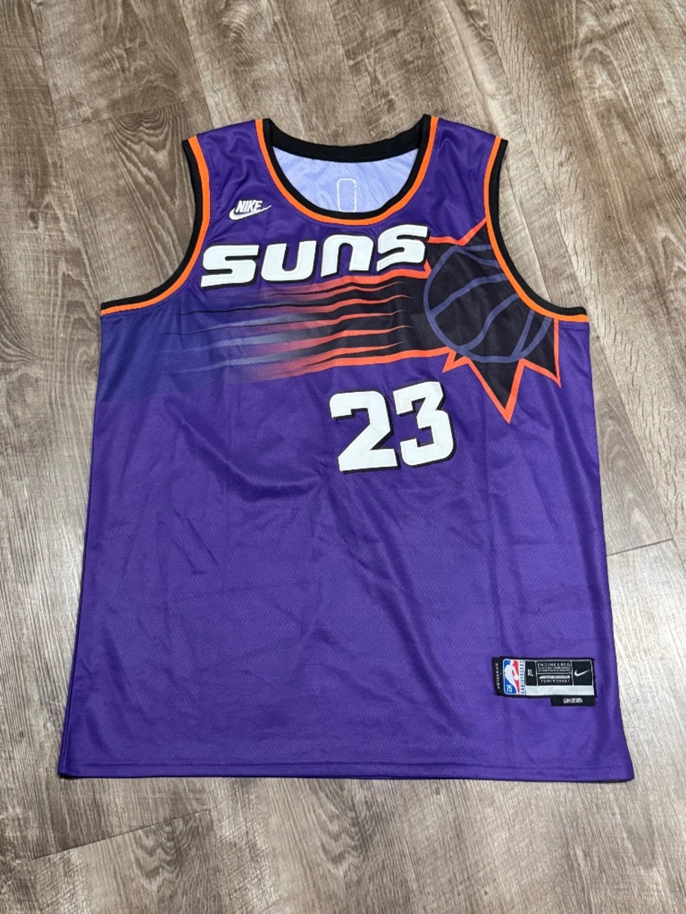 Phoenix Suns Jersey Size XL Cam Johnson Purple Nike NBA  WINGMAN